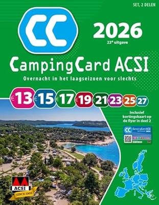 Acsi CampingCard ACSI 2026 Nederlandstalig