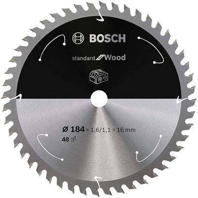 Bosch Accessories 2608837701 2608837701 Hardmetaal-cirkelzaagblad 184 x 16 mm Aantal tanden: 48 1 stuk(s)