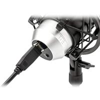Tie Studio Condenser Mic WH USB-studiomicrofoon Kabelgebonden Incl. shockmount, Incl. kabel - thumbnail