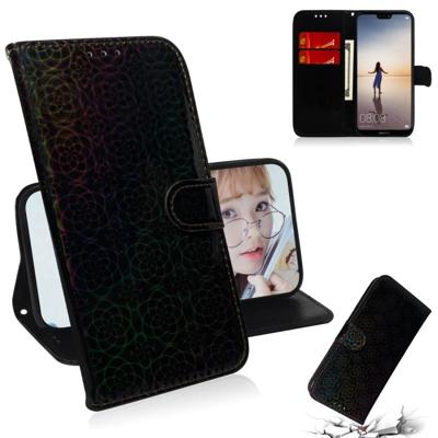 Voor Huawei P20 Lite/Nova 3e effen kleur kleurrijke magnetische Buckle horizontale Flip PU lederen draagtas met houder & kaartsleuven & portemonnee &