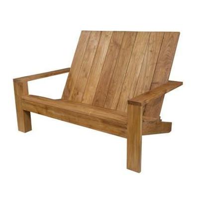 Adirondack 2-seater Frame teak wood Knock-Down Chill Dept - Chill dept