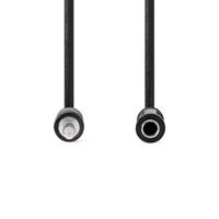 Nedis Stereo-Audiokabel | 3,5 mm Male | 6,35 mm Female | 0.2 m | 1 stuks - CAGB22550BK02 CAGB22550BK02 - thumbnail