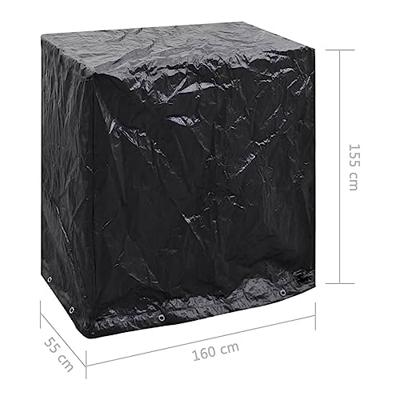 Tafeltennistafelhoes met 8 oogjes 160x55x182 cm Tafeltennistafelhoes met 8 oogjes 160x55x182 cm