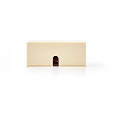 Nedis Telecom-Wandcontactdoos | Type Aansluiting: RJ11 | RJ11 Female | RJ11 Female | Recht | PVC | Ivoor - CTGB90822IV