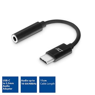 ACT USB-C naar Jack audio adapter