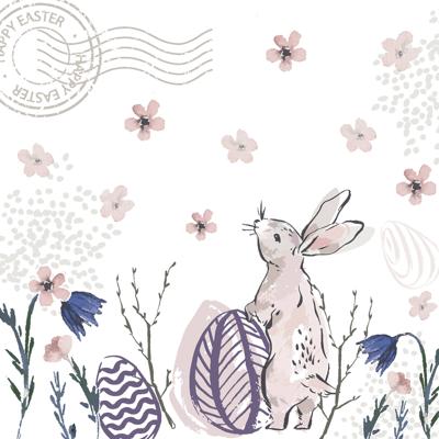 Duni Servetten Easter Post 33x33cm Duni Servetten Easter Post 33x33cm