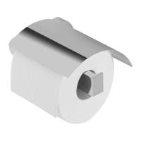 Geesa Wynk toiletrolhouder met klep rechts bevestiging links chroom - thumbnail