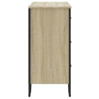 Ladekast 91x35,5x74,5 cm bewerkt hout sonoma eikenkleurig - thumbnail