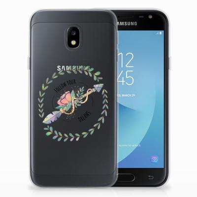 Samsung Galaxy J3 2017 Telefoonhoesje met Naam Boho Dreams Samsung Galaxy J3 2017 Telefoonhoesje met Naam Boho Dreams