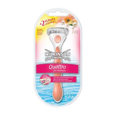 Wilkinson Quattro woman coral razor 1 Stuks
