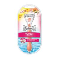 Wilkinson Quattro woman coral razor 1 Stuks - thumbnail