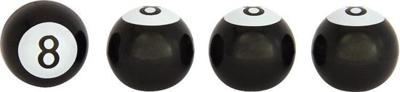 AutoStyle ventieldoppen 8 ball AV zwart 4 stuks AutoStyle ventieldoppen 8 ball AV zwart 4 stuks