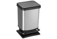Rotho paso pedaalemmer 20l carbon metallic - thumbnail