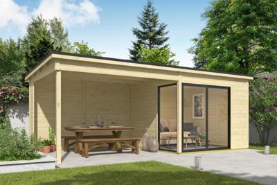 Blokhut Julia 295x295 Aanbouw Outdoor Life - Outdoor life