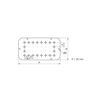 Schneider Electric NSYTLD Kabeldoorvoering Plaatdikte (max.): 1.5 mm Staal Grijs-wit (RAL 7035) 1 stuk(s) - thumbnail