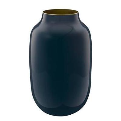 Pip Studio Vaas Metaal Ovaal Middenblauw 30cm