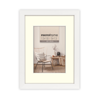 Zep fotolijst V4568W Malmo White 10x15/15x20 cm met passe-partout - thumbnail
