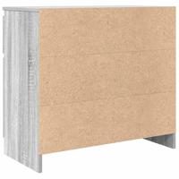 Dressoir met lade 71x35x65 cm spaanplaat grijs Sonoma - thumbnail