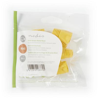 Trekontlasting | Voor RJ45 Netwerkconnectors - 10 Stuks | Geel