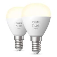 Philips Hue LED-lamp (2 stuks) 871951435677100 Energielabel: G (A - G) Hue White Luster Doppelpack 2x470lm E14 11.4 W Warmwit - thumbnail