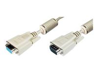 ASSMANN VGA Monitor verlengkabel, HD15 stekker naar HD15 bus, 15 meter, beige - thumbnail