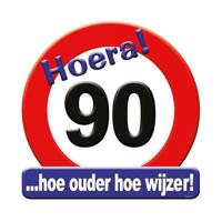 Huldeschild Hoera 90 Jaar - thumbnail