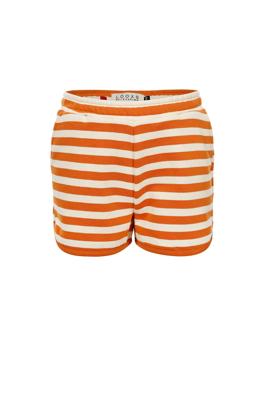 LOOXS Little Zomer sweat short meisjes gestreept - oranje
