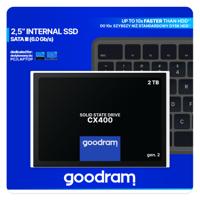 Goodram CX400 SSDPR-CX400-02T-G2 2 TB 2.5" SATA III 3D NAND - thumbnail