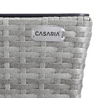 Polyrotan Balkonbak Set van 2 kleur Grijs - thumbnail