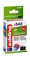 Edding Inktcartridge vervangt HP 302XL, F6U68AE Compatibel Zwart EDD-543 18-543 - thumbnail