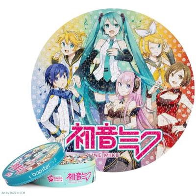Hatsune Miku Jigsaw Puzzle Round 500 pieces Hatsune Miku Jigsaw Puzzle Round 500 pieces