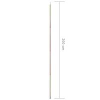 VidaXL Zonneschermpalen 200 cm gegalvaniseerd staal - thumbnail