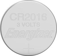 Energizer Lithium-knoopcelbatterij, CR2016, 3V elektronica, blisterverpakking (1-pack) - thumbnail