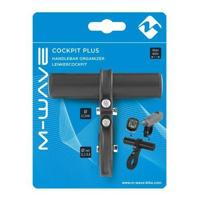 M-Wave Stuurhouder handlebar organizer koplamp/fietscomputer 22,2 mm zwart - thumbnail