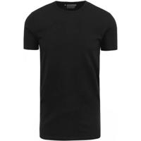 Garage Semi Bodyfit T-shirt R-neck Basic T-shirts Black - thumbnail