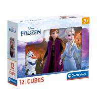 Clementoni blokpuzzel frozen, 12st. - thumbnail