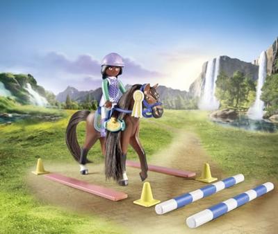 PLAYMOBIL World of Horses Zoe en Blaze speelset 71355