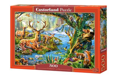Selecta Castorland legpuzzel forest life, 500st.