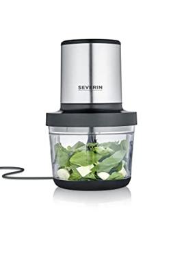 Severin KM 3867 Hakmachine 400 W Zwart (mat), RVS (geborsteld), Glas
