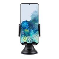 Shop4- Samsung Galaxy S20 Autohouder Instelbare Raamhouder Zwart - thumbnail