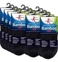 Lucovitaal Bamboe Enkelsokken Zwart 43-46 - thumbnail