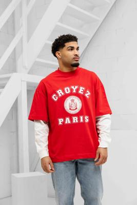 Croyez Bouclier Longsleeve Heren Rood - Maat XS - Kleur: Rood | Soccerfanshop Croyez Bouclier Longsleeve Heren Rood - Maat XS - Kleur: Rood | Soccerfanshop