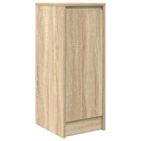 Dressoir 29,5x34x76 cm bewerkt hout sonoma eikenkleurig - thumbnail