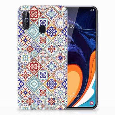 Samsung Galaxy A60 | TPU | Siliconen hoesje | Tiles Color Samsung Galaxy A60 | TPU | Siliconen hoesje | Tiles Color