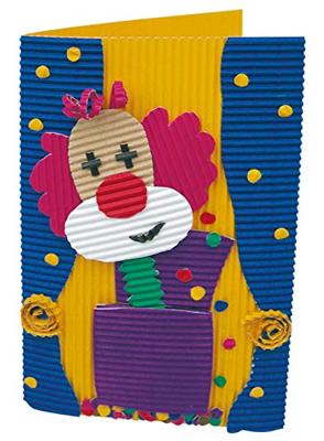 Folia golfkarton ft 25 x 35 cm, pak met 10 vellen, geassorteerde kleuren