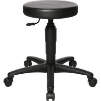 Topstar kruk Tec 70, zonder voetring, met wieltjes, zwart - thumbnail