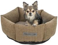 TRIXIE HONDENMAND VIVIANA ROND BRUIN 50X50 CM - thumbnail