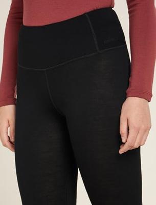 Icebreaker Merino 260 Tech High Rise Thermobroek Dames Black M
