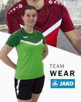 JAKO 6124D T-Shirt Iconic Dames - Zachtgroen/Sportgreen - 36 - thumbnail