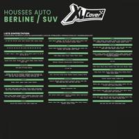 Coprisedili per auto - XLCOVER - SUV/Berlina - Divisibili - Coprisedili/schienali anteriori, poggiatesta e sedili posteriori - thumbnail